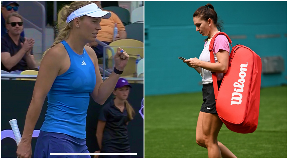 Caroline Wozniacki i-a uluit pe toți la primul turneu după scandalul cu Simona Halep! Ce a făcut daneza în meciul de debut la Charleston, din postura de beneficiară de wild card