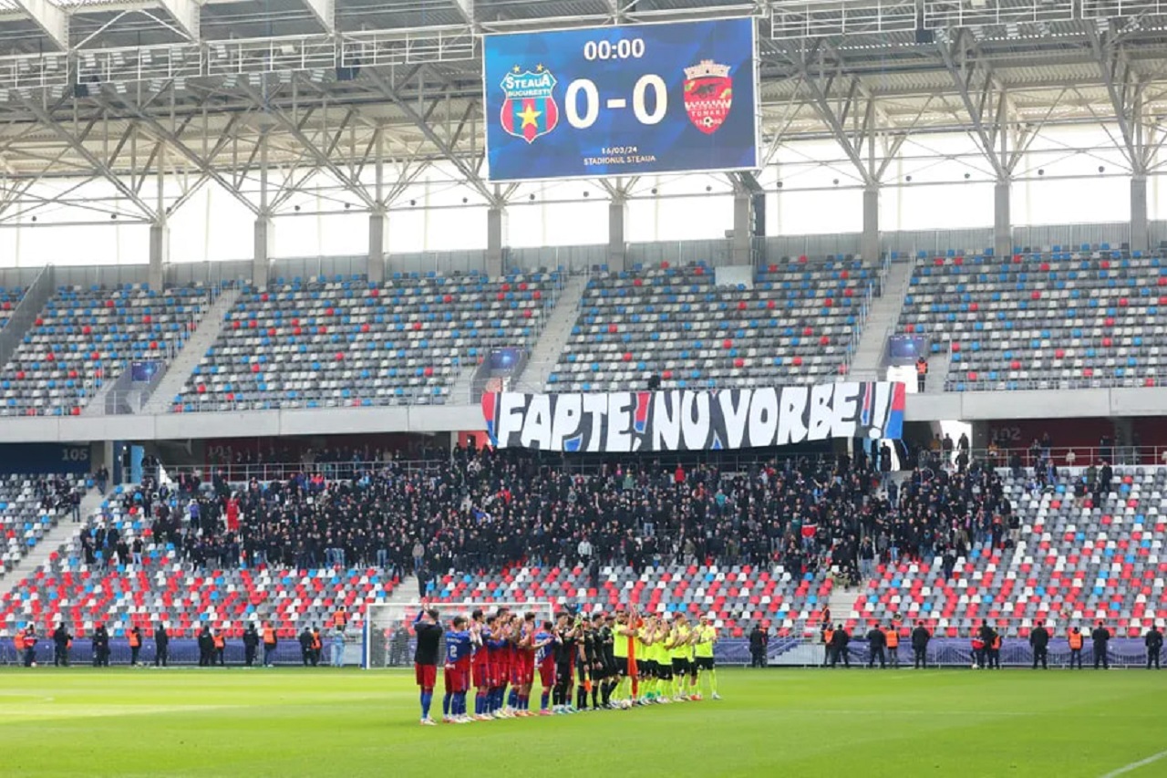 Fanii Stelei amenință MApN cu DNA, iar răspunsul autorităților pentru ultrași în cazul constituirii unui club de drept privat nu e cel așteptat