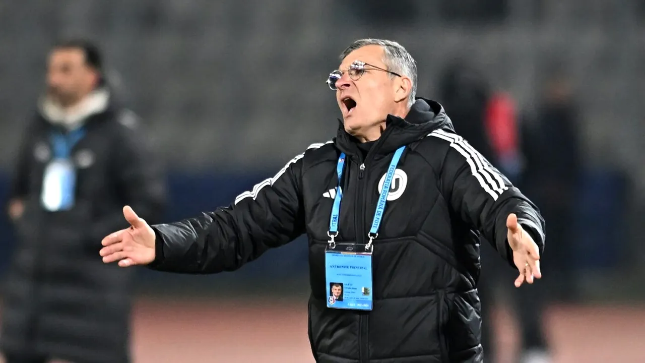 Ioan Ovidiu Sabău, supărat după ce doi jucători din lotul său au sfârșit prin a fi eliminați la finalul meciului Hermannstadt – U Cluj 1-1: „Să se stăpânească!”