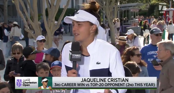 Jaqueline Cristian are „coșmaruri” înaintea meciului cu Daria Kasatkina de la Charleston: „Asta am pățit când m-am întâlnit ultima oară cu ea!” Secretul prin care a învins două jucătoare din Top 20 în două zile
