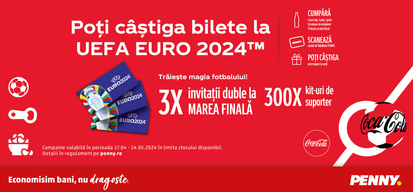 (P) Cum poți ajunge să câștigi bilete la Euro 2024!