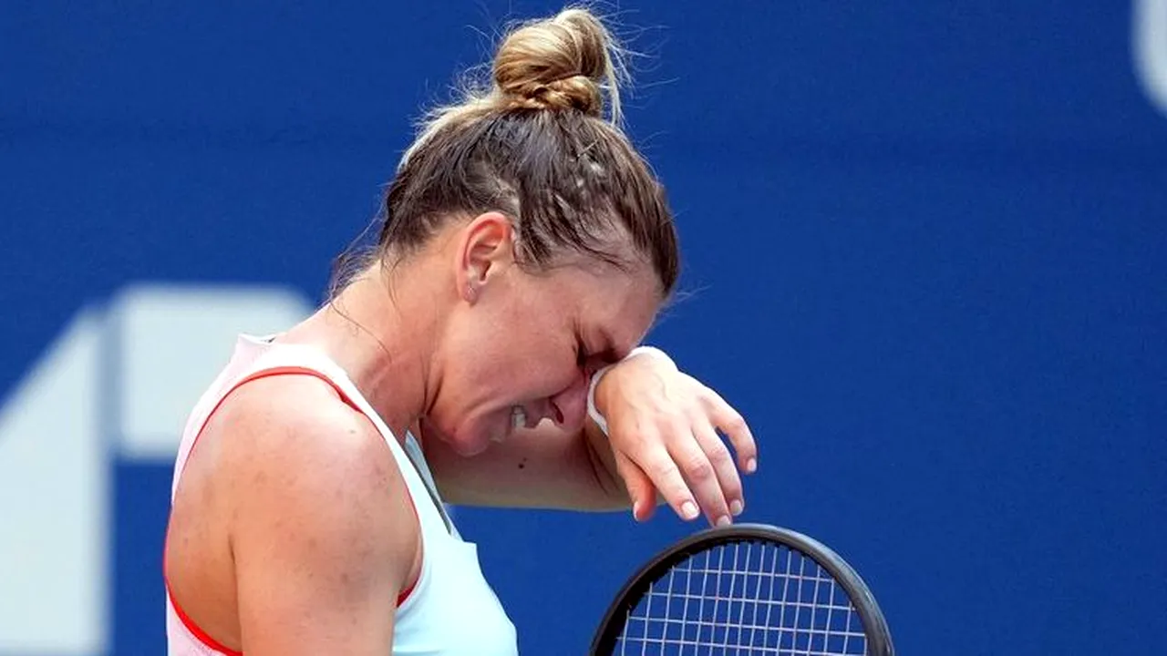 Simona Halep s-a retras de la turneul din Portugalia, după ce s-a accidentat la genunchi! Panică pentru româncă și o decizie luată de urgență
