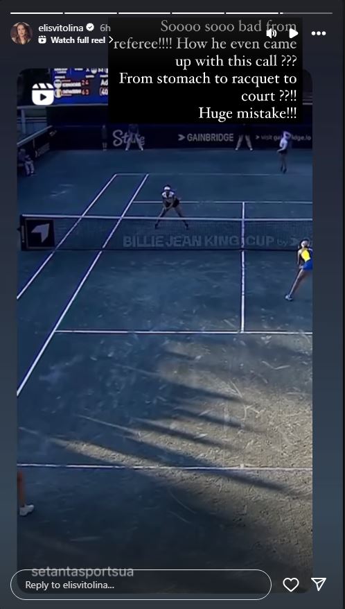 SURSA FOTO: INSTAGRAM ELINA SVITOLINA