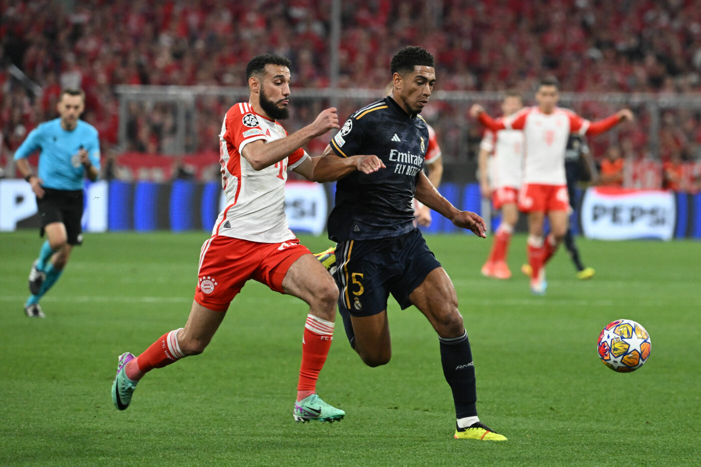 Real Madrid – Bayern Munchen 2-1, în returul semifinalelor Ligii Campionilor. „Albii” se califică pentru a 18-a oară în finala competiției