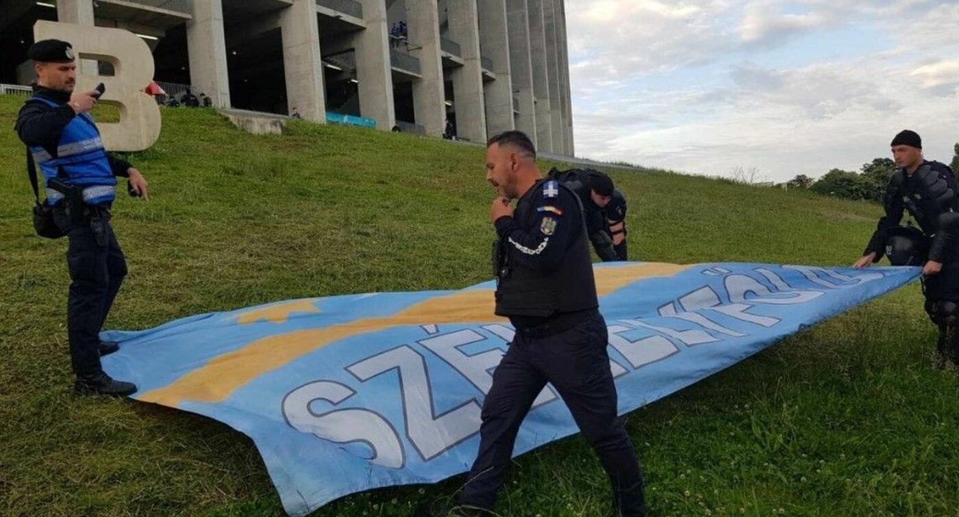 Ce a scris presa maghiară despre faptul că steagul Ținutului Secuiesc a fost interzis pe Arena Națională la meciul Dinamo – Csikszereda!