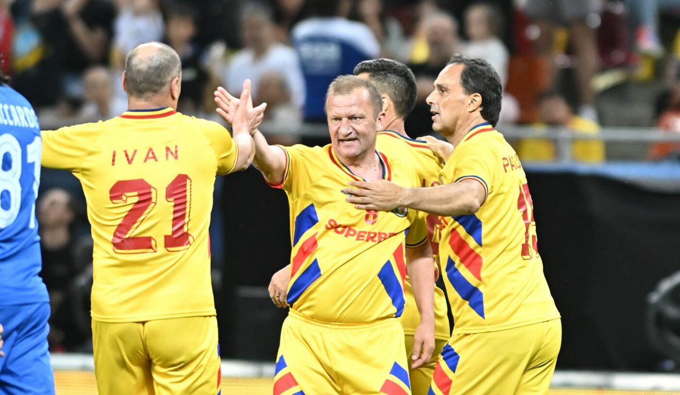 Dorinel Munteanu, mesaj din suflet pentru români, după meciul Generația de Aur – Restul Lumii 3-2! „Neamțul” a dat o pasă de gol superbă și apoi a vorbit din inimă