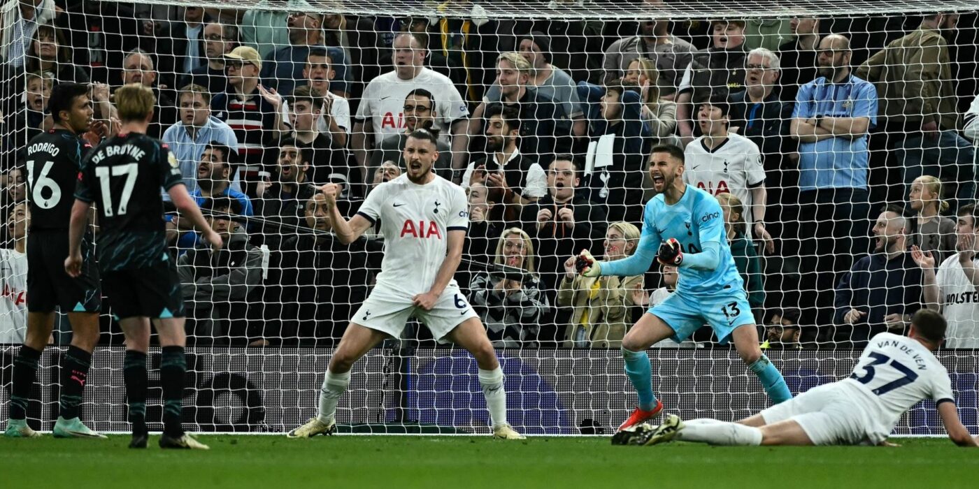 Faza din Tottenham – Manchester City la care Radu Drăgușin i-a făcut pe spaniolii de la DAZN să fie uimiți! Nu s-au mai putut abține: ”Incredibil! Incredibil!”
