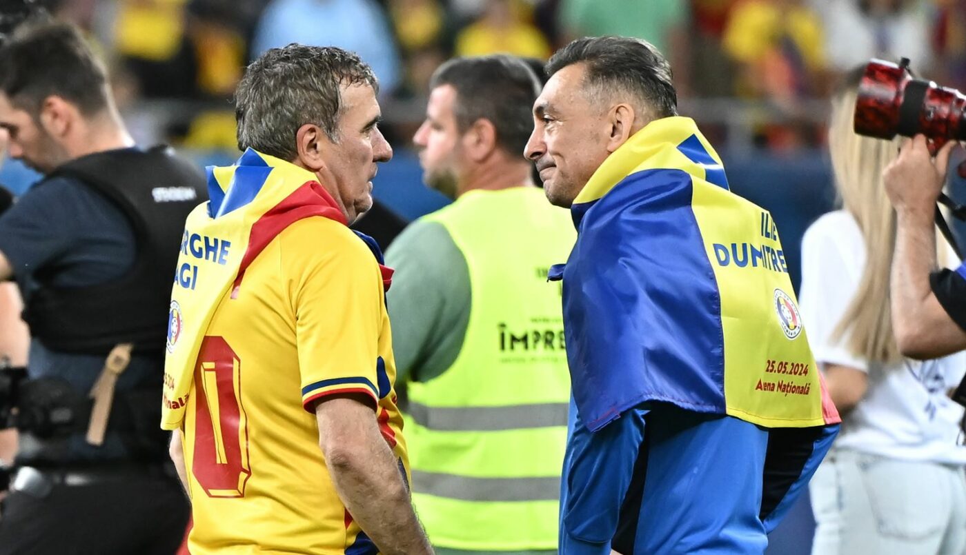 Ilie „meserie” Dumitrescu n-a mai atins mingea de 10 ani și asta s-a văzut, iar prestația sa din meciul Generația de Aur – Restul Lumii 3-2 a fost criticată: „Mister, modest!”