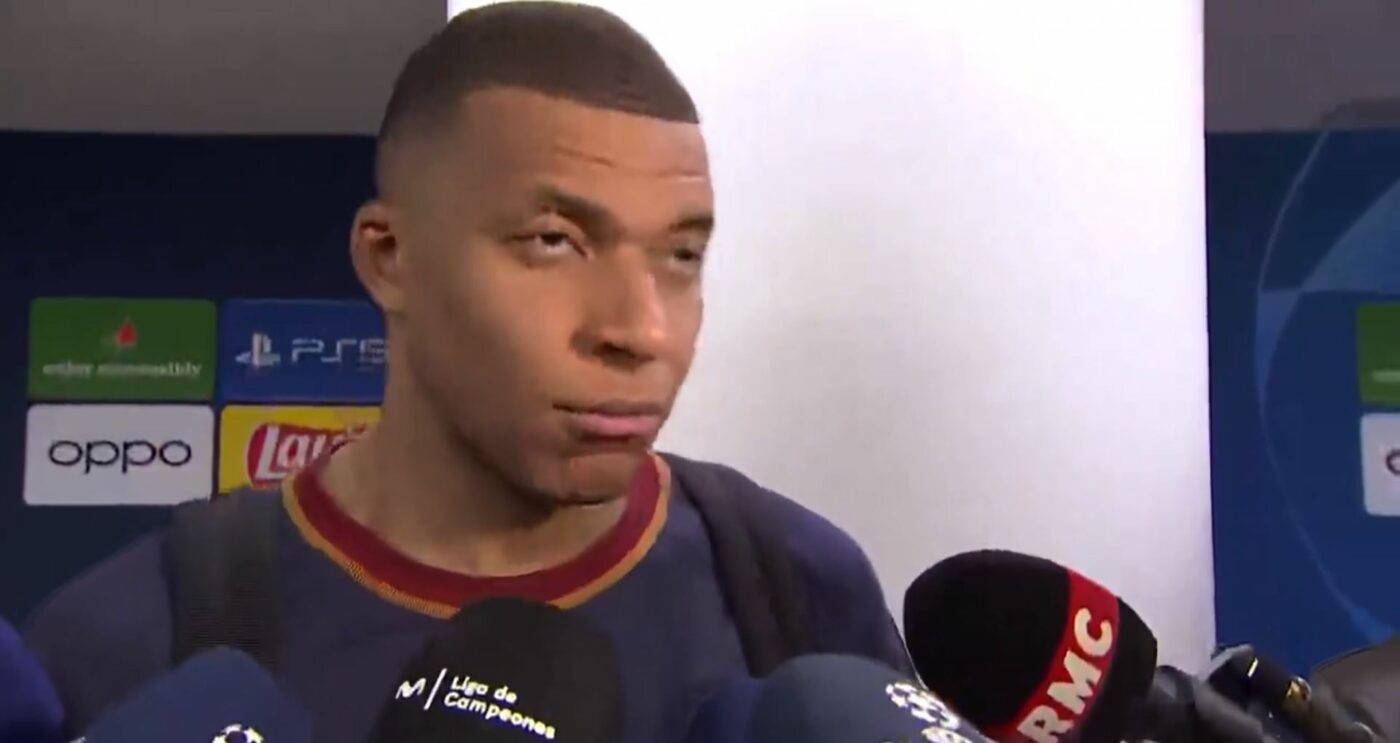 Kylian Mbappe a dat ochii peste cap și a plecat de la interviu atunci când a auzit o întrebare a reporterilor! Imagini sugestive cu starul francez, după PSG – Borussia Dortmund 0-1