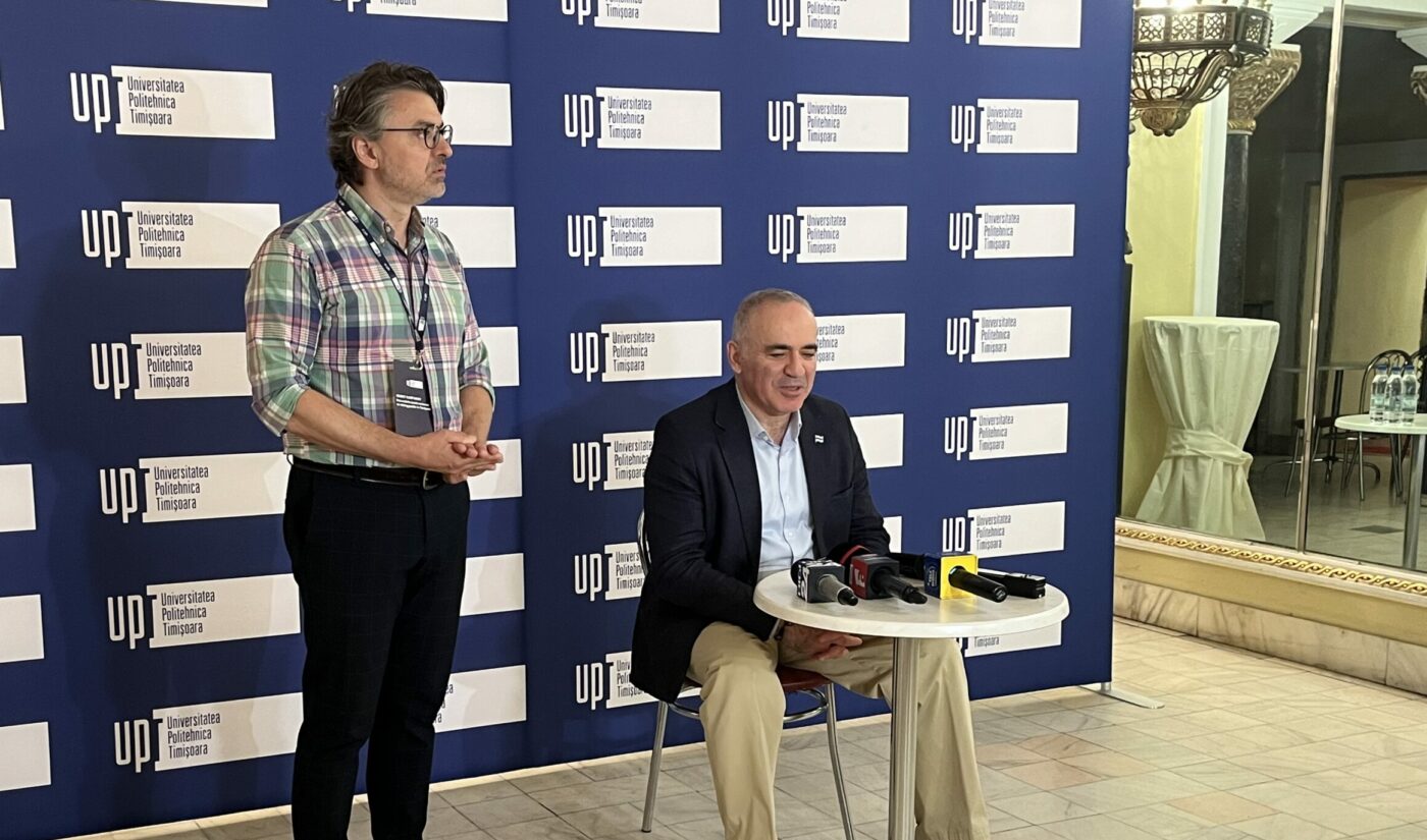 Marele șahist Garry Kasparov la Timișoara despre situația din Ucraina: „Occidentul greșește mizerabil”. Ce ar vrea să facă Joe Biden
