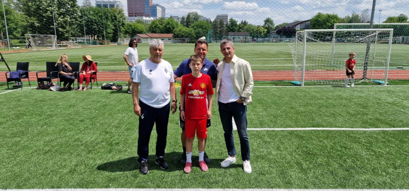 Mircea Lucescu și Răzvan Lucescu au mers împreună să vadă viitorul fotbalist al familiei