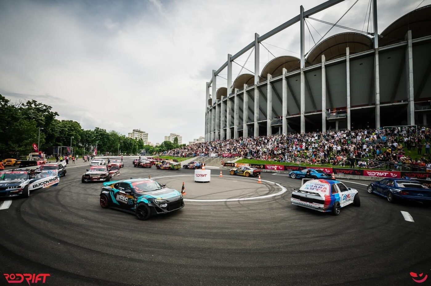 Record de participare la etapa de drift de la Arena Națională. Cât costă un bilet de acces