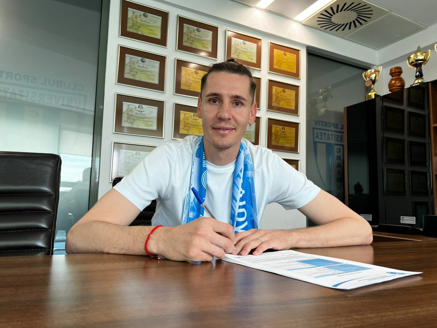 Silviu Lung junior, primele declaraţii după ce a semnat cu Universitatea Craiova: „Vreau trofee şi să ne calificăm în grupele Conference League”