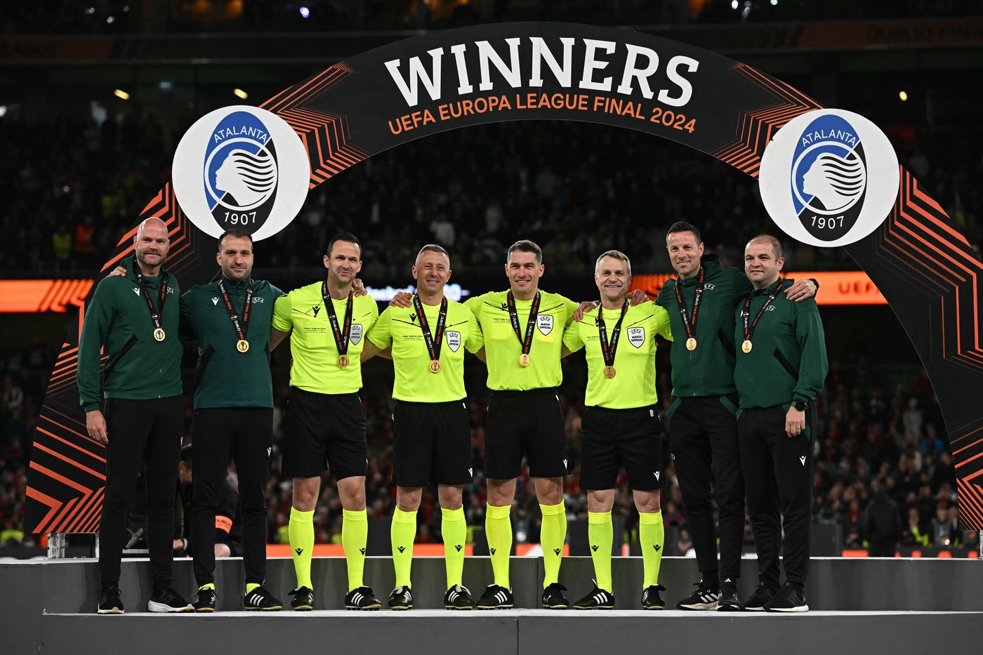 UEFA, gest superb pentru Istvan Kovacs, după ce românul a arbitrat perfect finala Europa League dintre Atalanta și Bayer Leverkusen, scor 3-0
