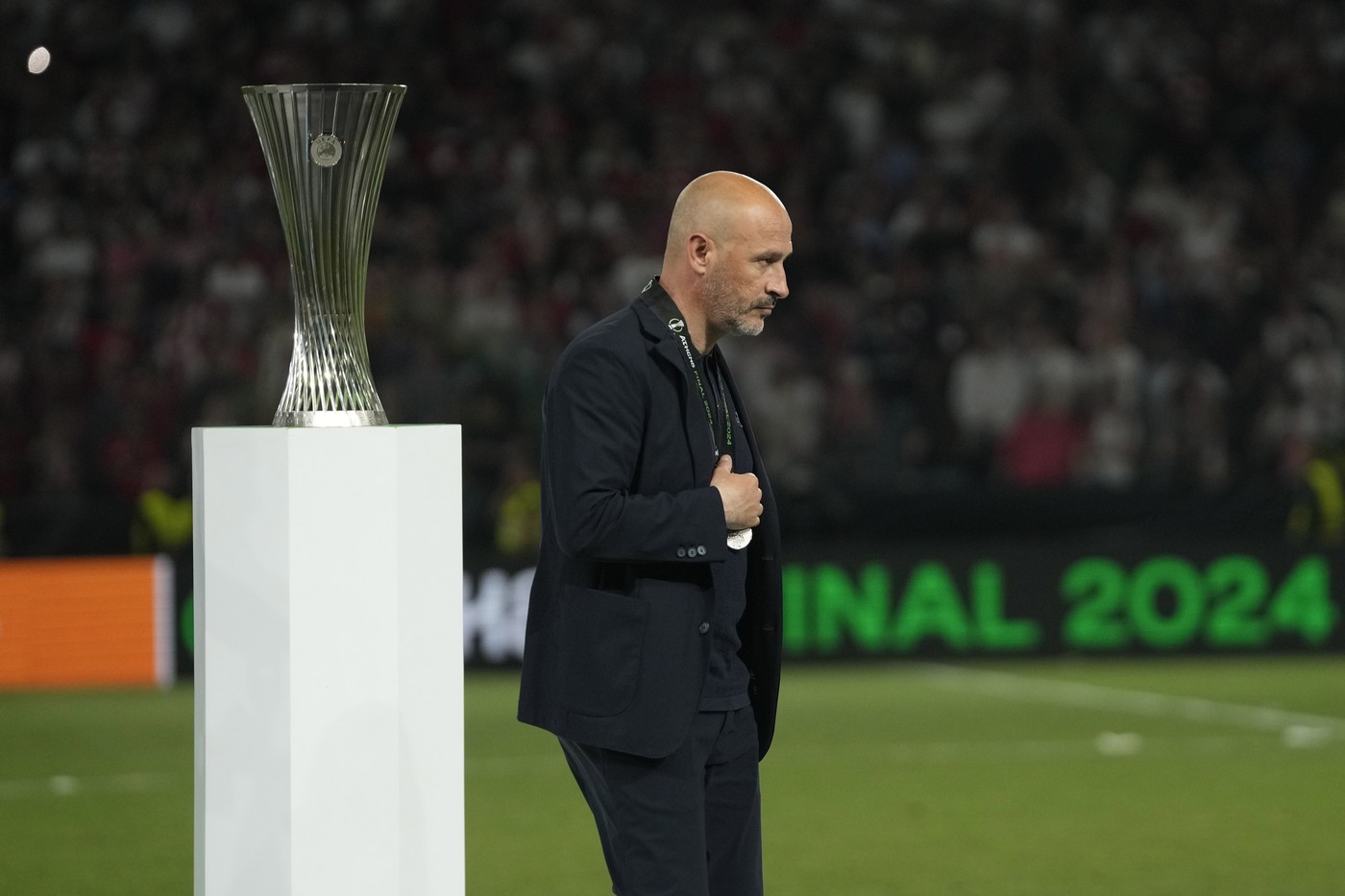 Vincenzo Italiano, extrem de dezamăgit după Olympiacos – Fiorentina 1-0. Italienii pierd a doua finală europeană consecutivă
