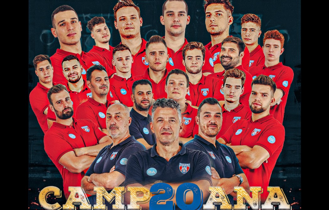 Zi mare pentru Steaua! A luat titlul cu numărul 20 la polo pe apă, iar la baschet a revenit în prima ligă după un singur sezon