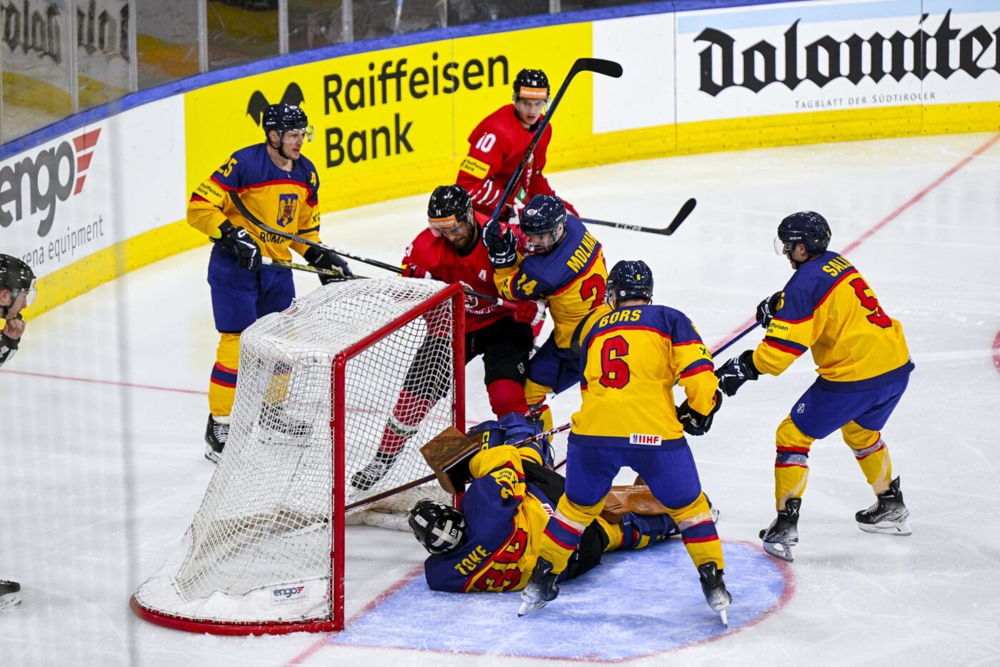 Victorie uriașă pentru România împotriva Ungariei la Campionatul Mondial de Hochei!