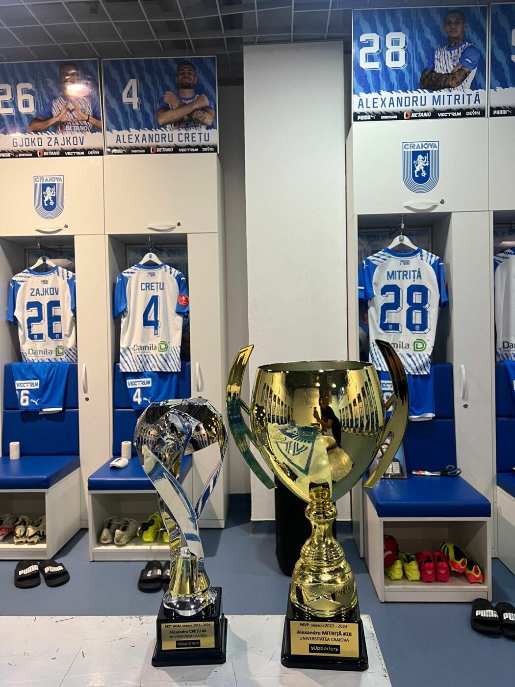 Fanii Universităţii Craiova şi-au ales premianţii sezonului. Cine este MVP şi cine a marcat cel mai frumos gol