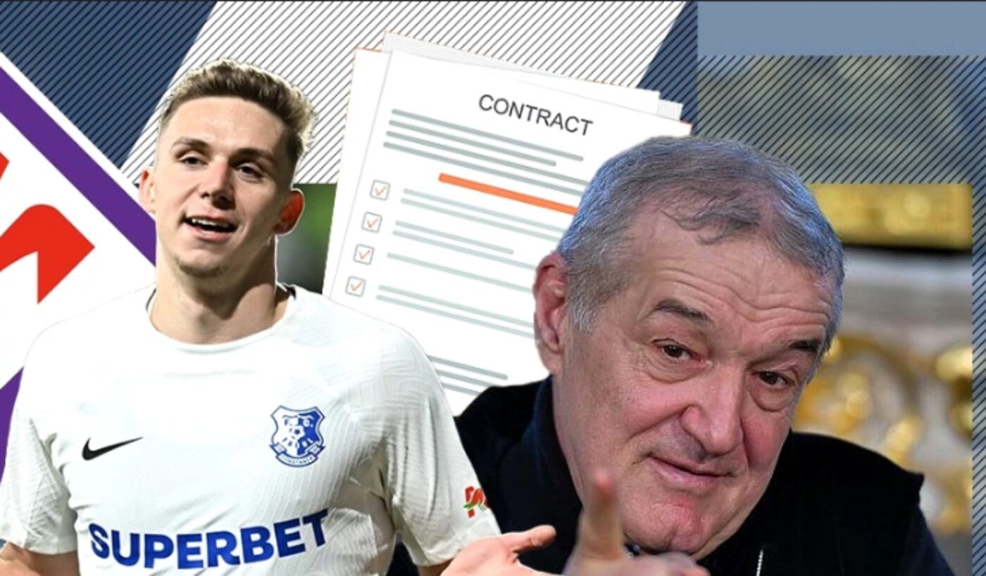 Cum îl lucrează psihic Fiorentina pe Gigi Becali în cazul transferului lui Louis Munteanu! Patronul FCSB a răbufnit: „Nimic, nimic, nimic!”