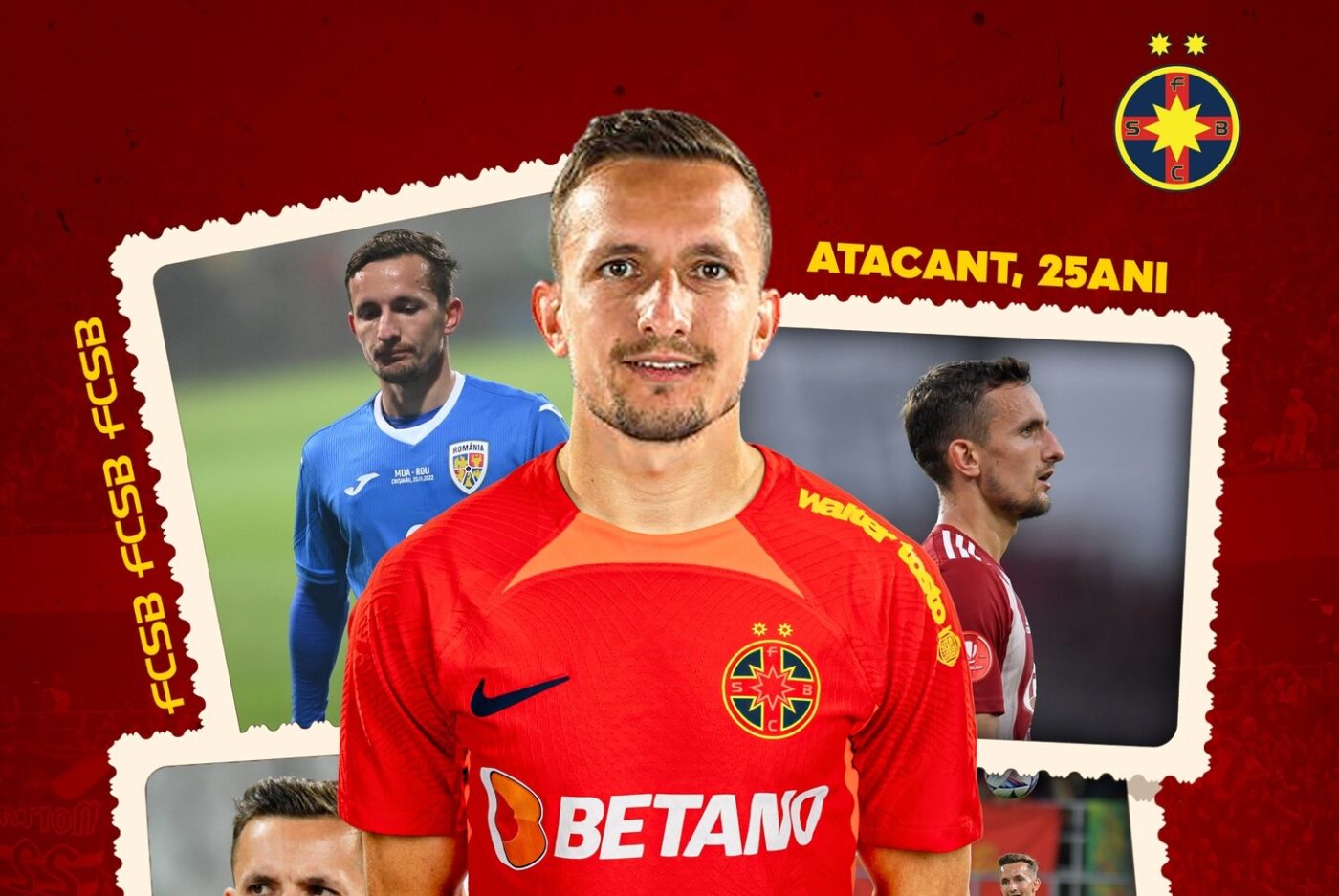 FCSB l-a prezentat oficial pe Marius Ștefănescu! Ce număr va purta fotbalistul pentru care Gigi Becali a scos din buzunar 1,3 milioane de euro