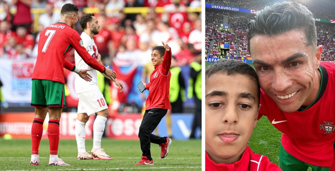Fără alte comentarii: s-a aflat decizia UEFA în cazul copilului care a sărit din tribună, de lângă tată, și a intrat pe teren la EURO pentru o poză cu Cristiano Ronaldo