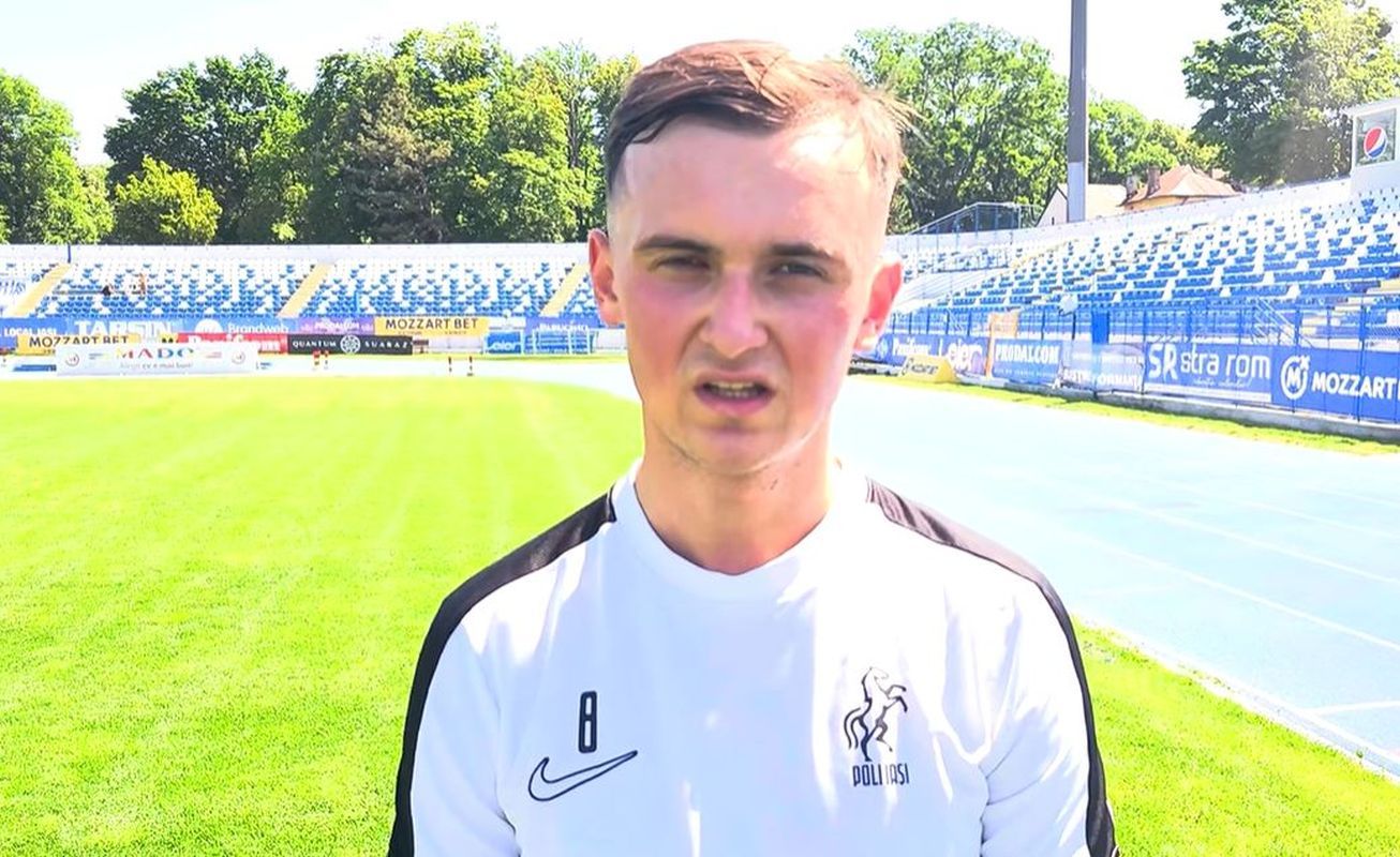 Luca Mihai a revenit pe teren după aproape două luni de la accidentarea gravă suferită în meciul cu Dinamo! „A fost o încercare foarte grea”. Mijlocașul va purta cască de protecție