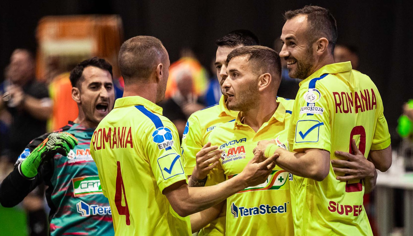 România defilează la EURO de minifotbal: calificare lejeră în optimi, după doar două meciuri!