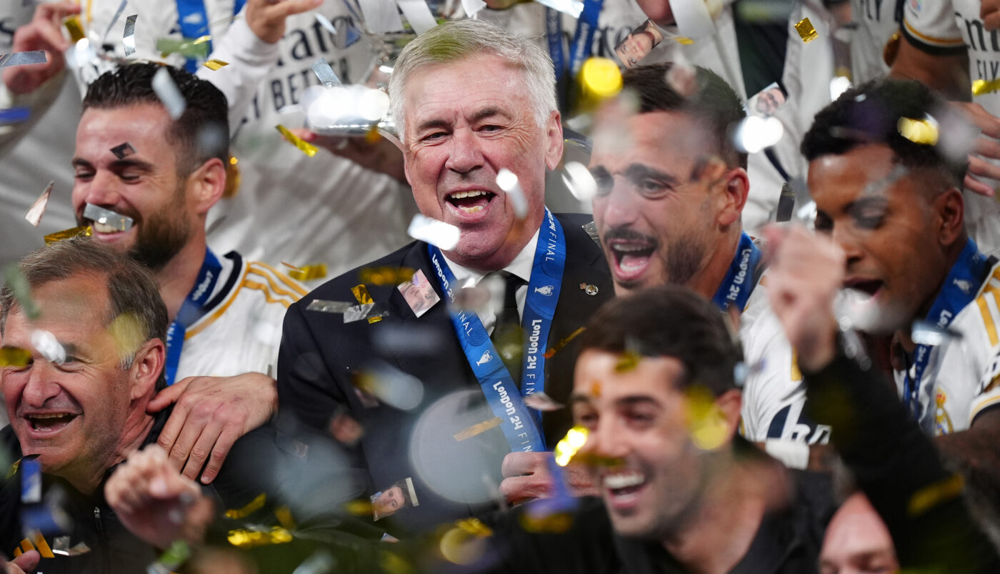 Topul antrenorilor care au câștigat cele mai multe trofee Champions League! Câte are Carlo Ancelotti, după Borussia Dortmund – Real Madrid 0-2: italianul bate record după record