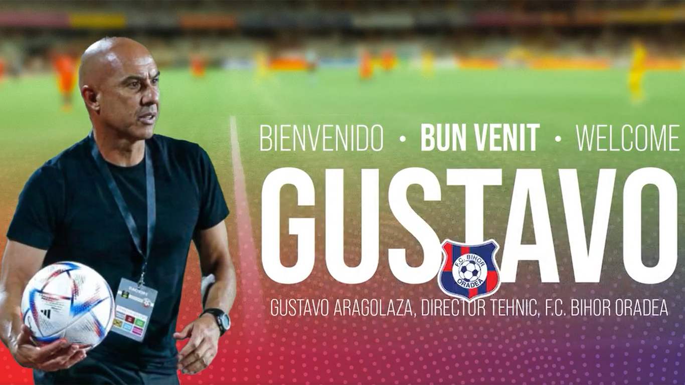 Antrenor deghizat în director tehnic! FC Bihor a adus un argentinian în locul ”principalului” care a promovat echipa în Liga 2