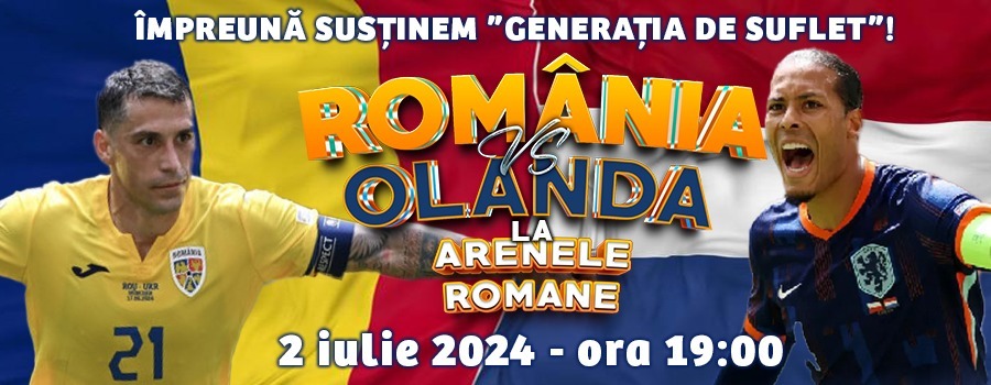 Unde pot vedea bucureștenii marele meci România – Olanda din optimile EURO