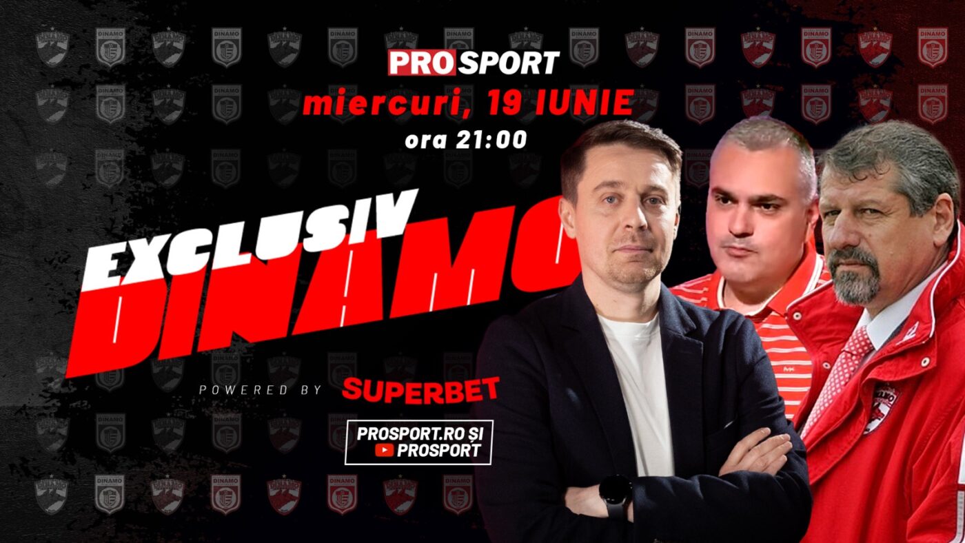 EXCLUSIV DINAMO, miercuri, de la ora 21. Cu Ion Marin, fost jucător și antrenor în „Ștefan cel Mare”, și jurnalistul Alexandru Brădescu