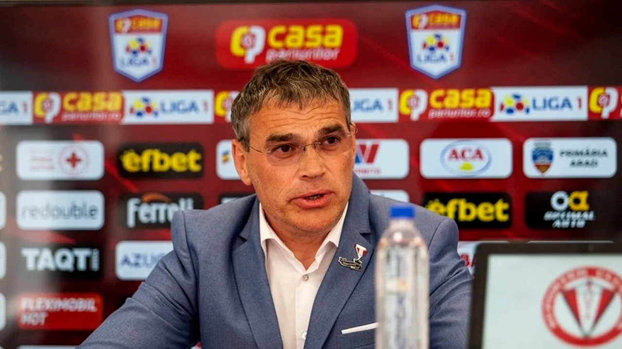 Alexandru Meszar e categoric: „Doream pentru UTA un alt început de campionat. Nu e ușor să joci încă din primele trei etape cu Rapid, Craiova și U Cluj!”. Ce spune despre Pop, Micovschi și Vulturar! EXCLUSIV