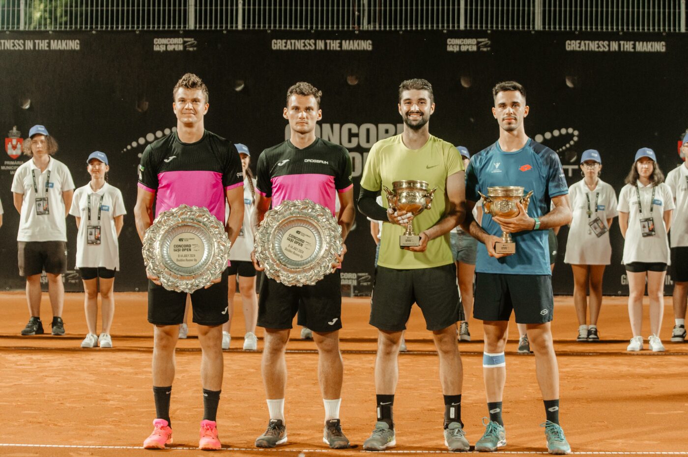 Cezar Crețu și Bogdan Pavel, campionii probei de dublu la Concord Iași Open