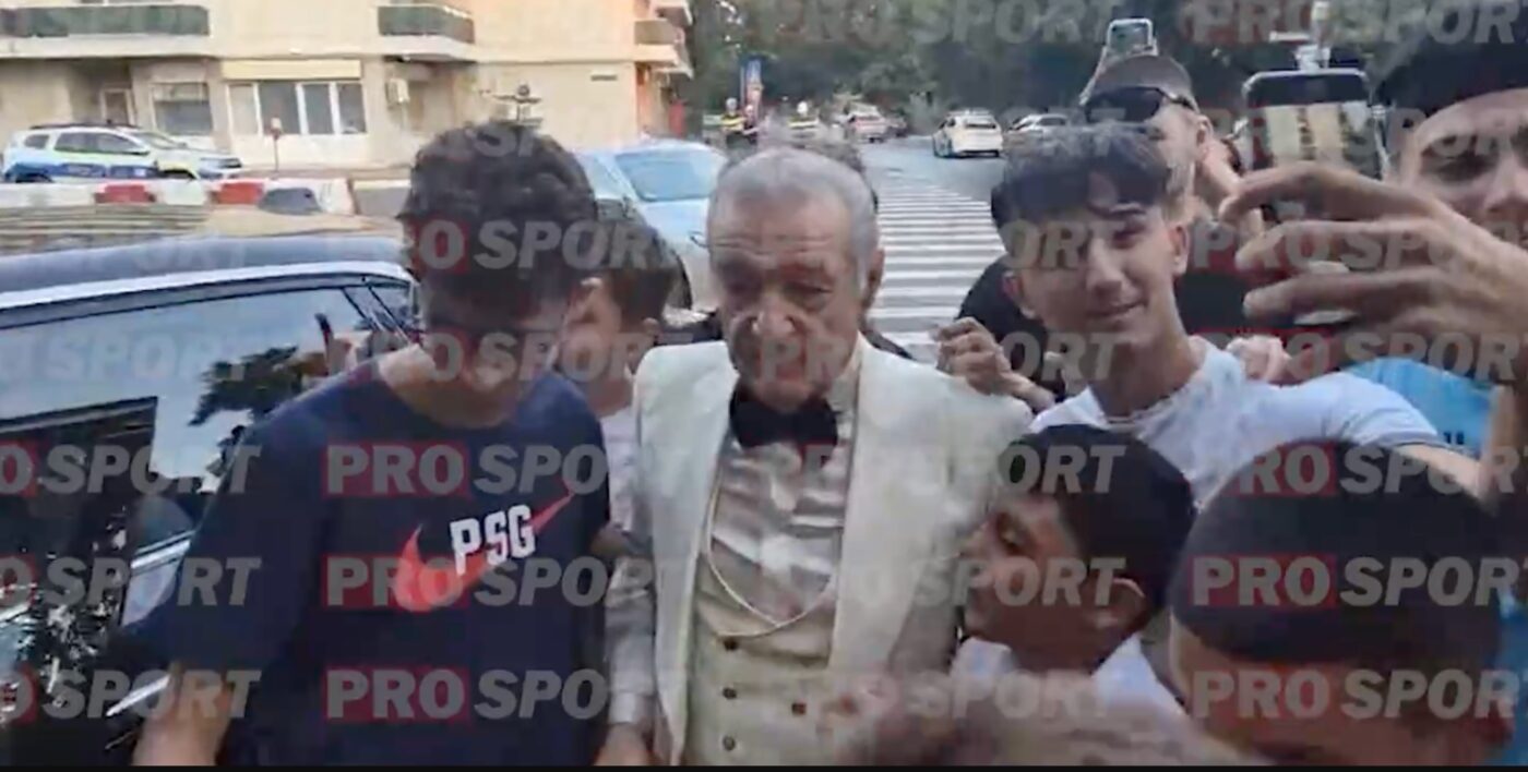 Cum a venit Gigi Becali îmbrăcat la nunta lui Ianis Hagi! Costumul miliardarului a atras atenția tuturor: cum a arătat finul lui Gică Hagi!