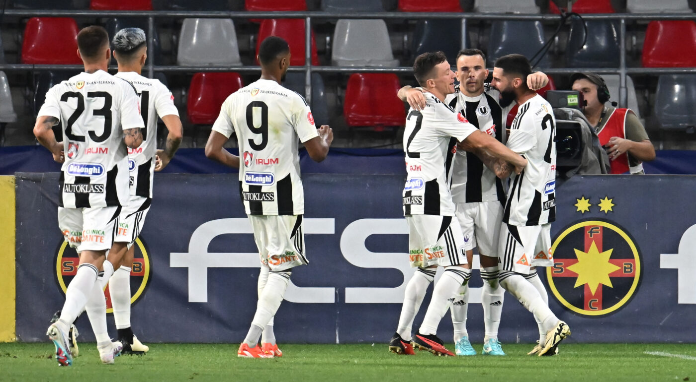 FCSB – U Cluj 1-1, în etapa 1 a noului sezon din Superliga. Campioana obține un egal, după ce a fost ținută în șah mare parte din meci