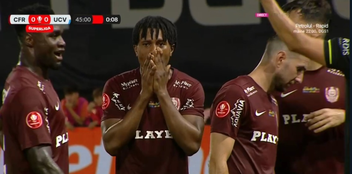 Faza care l-a făcut pe Dan Petrescu să turbeze: Kamara a fost eliminat în CFR Cluj – Universitatea Craiova, iar tehnicianul a lansat un potop de injurii la adresa arbitrilor!