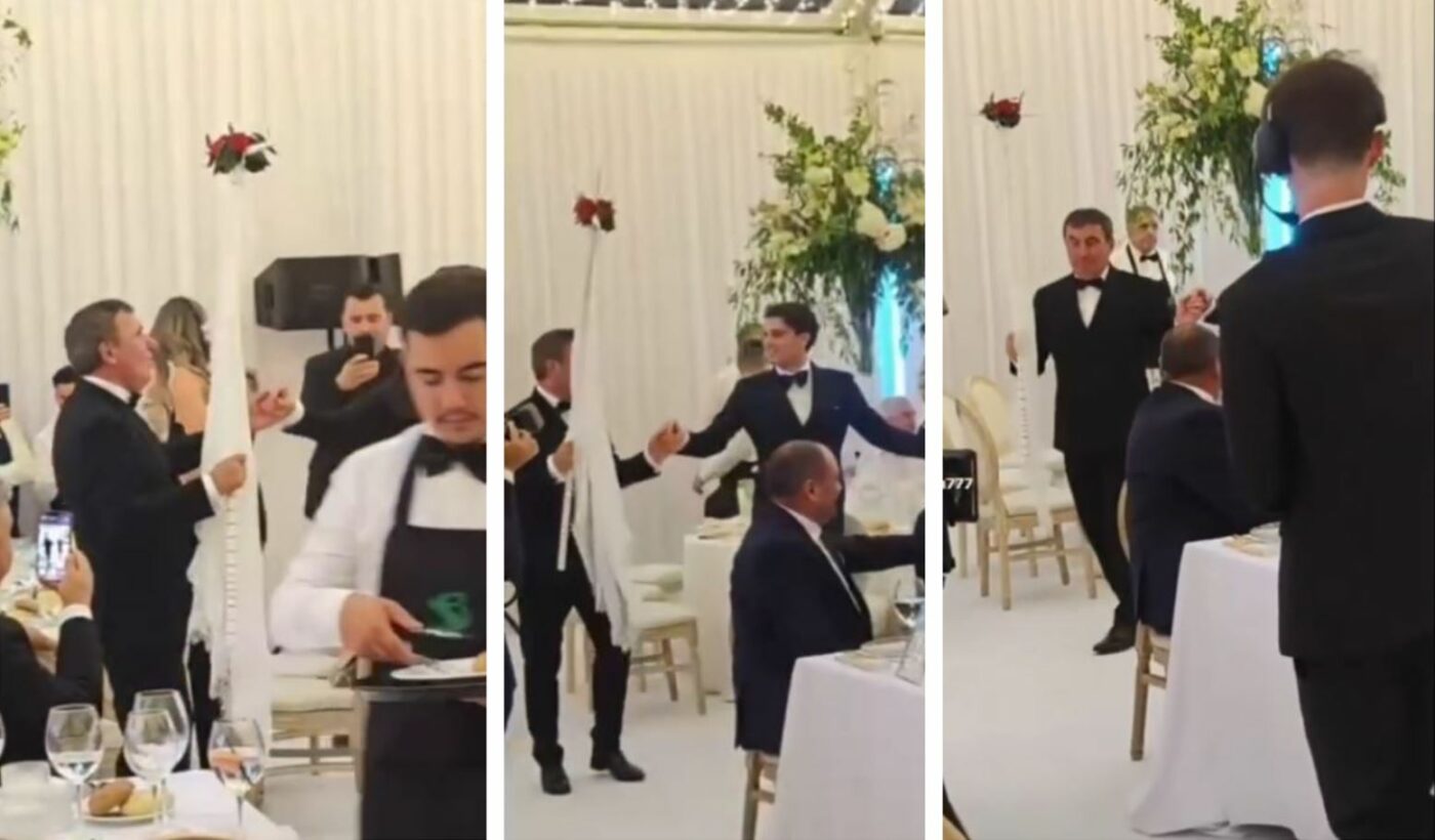 Gică Hagi, „Rege” și la dansuri machidonești la nunta lui Ianis Hagi! Socrul mare și-a ținut fiul de mână și s-a mișcat ca pe vremuri la Pasadena