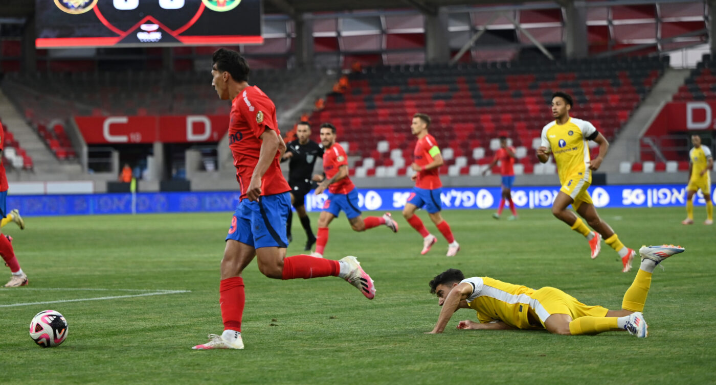 Maccabi Tel-Aviv – FCSB 0-1, în turul 2 preliminar din Liga Campionilor. Următoarea adversară a echipei lui Gigi Becali este Sparta Praga