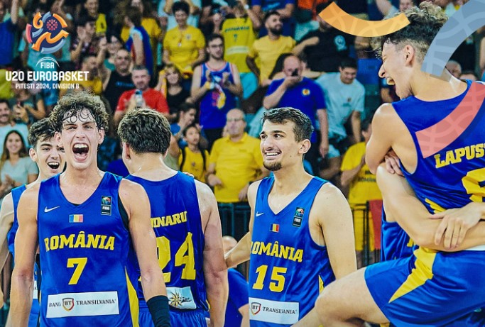 Performanță pentru tineri tricolori: România joacă azi finala la EuroBasket Under 20 la baschet masculin! Victorie cu Finlanda în penultimul act