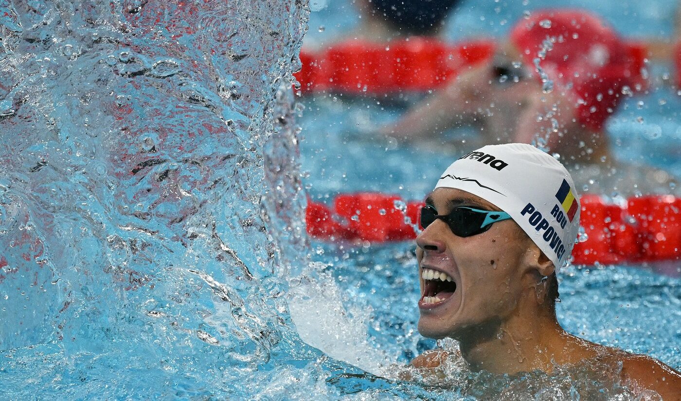 Presa din Ungaria a descris în 3 cuvinte cursa lui David Popovici care i-a adus aurul olimpic la Paris!