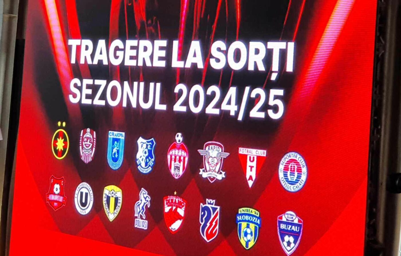 Programul complet al sezonului 2024 – 2025 din Superliga României, prezentat de LPF! CFR Cluj – Dinamo și FCSB – U Cluj, în prima etapă. Derby-ul Dinamo – FCSB, în etapa 13