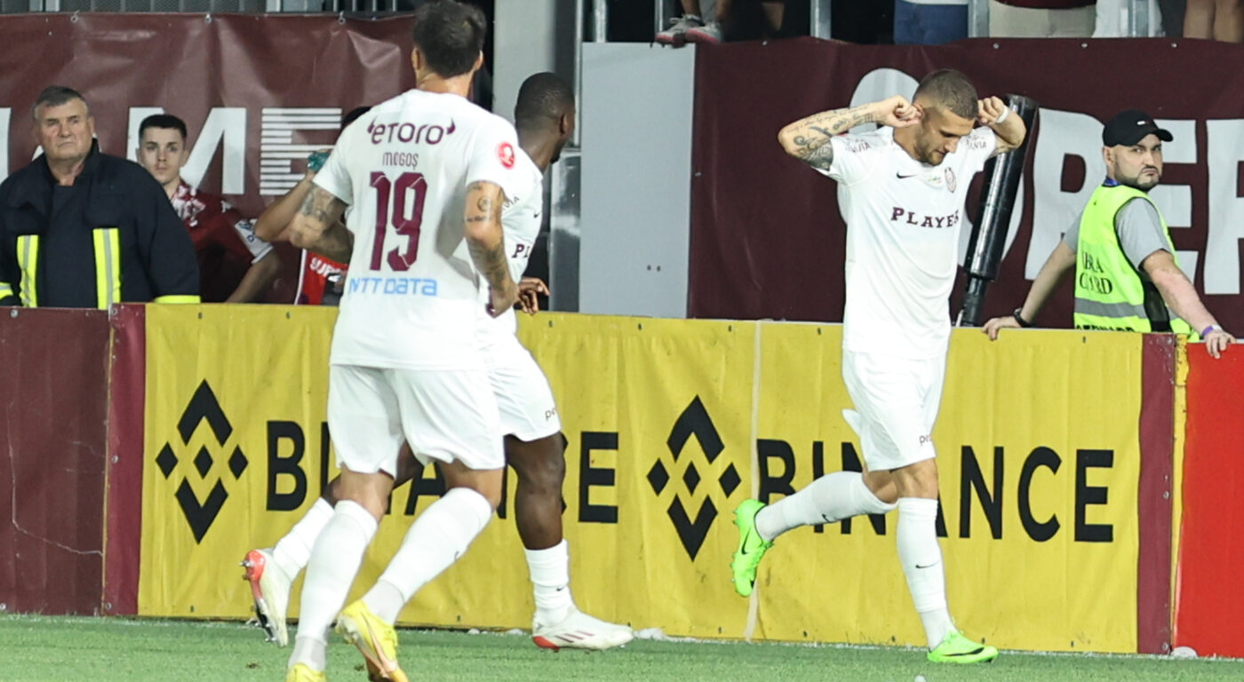 Rapid – CFR Cluj 2-2, în etapa 2 din Superliga! Gazdele smulg un punct în minutul 7 al prelungirilor