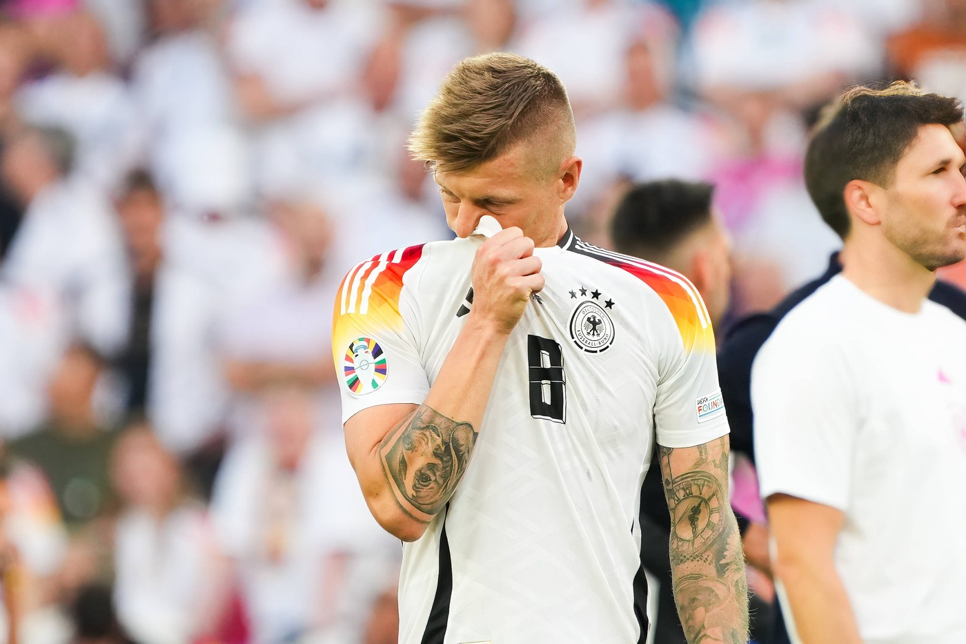 Toni Kroos, cu lacrimi în ochi după ultimul meci din carieră, Spania – Germania 2-1, din „sferturile” EURO: „Un vis spulberat”