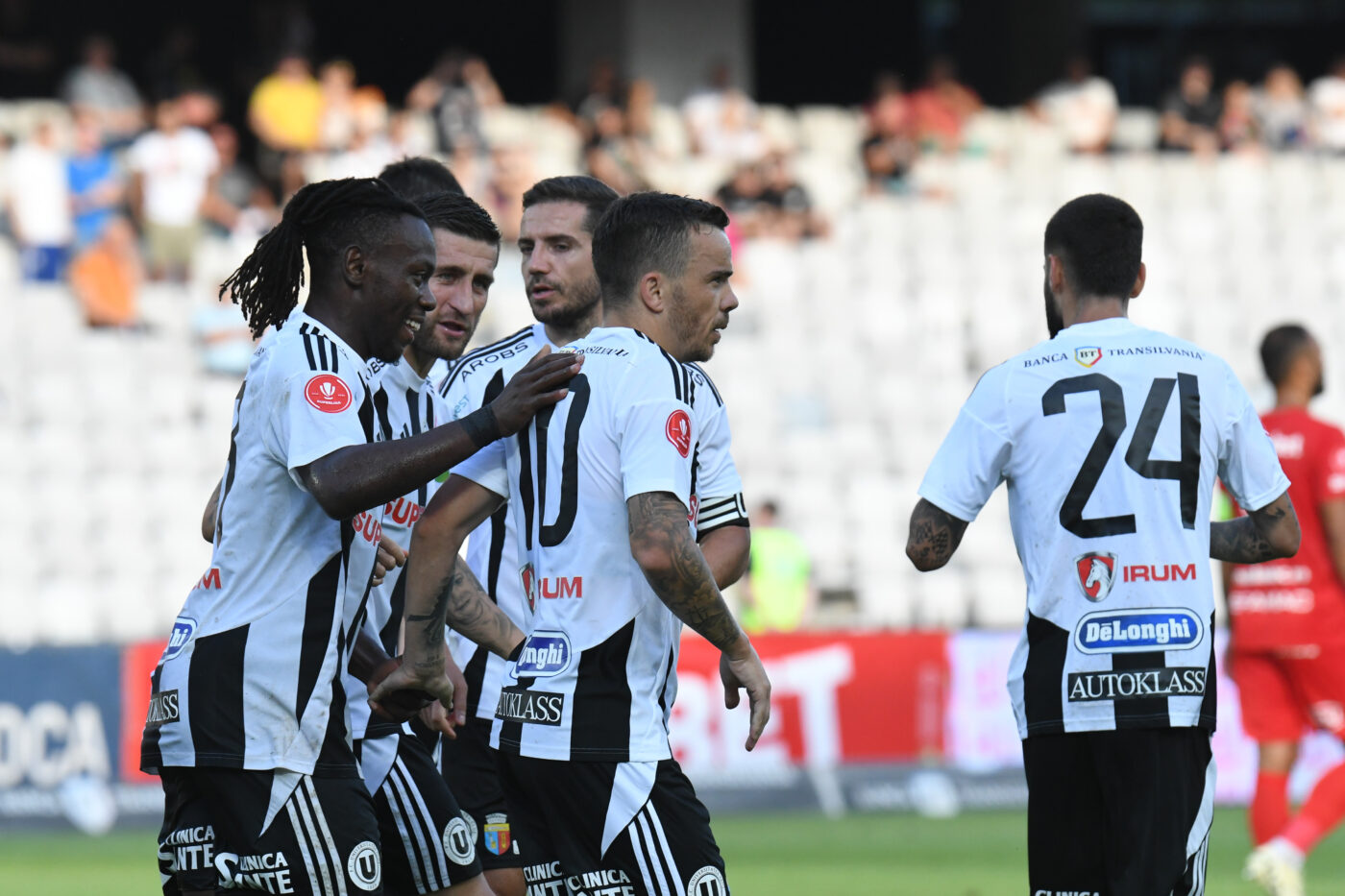 U Cluj – FC Hermannstadt 3-1, în a 2-a etapă a noului sezon din Superliga. Echipa lui Neluțu Sabău câștigă fără emoții