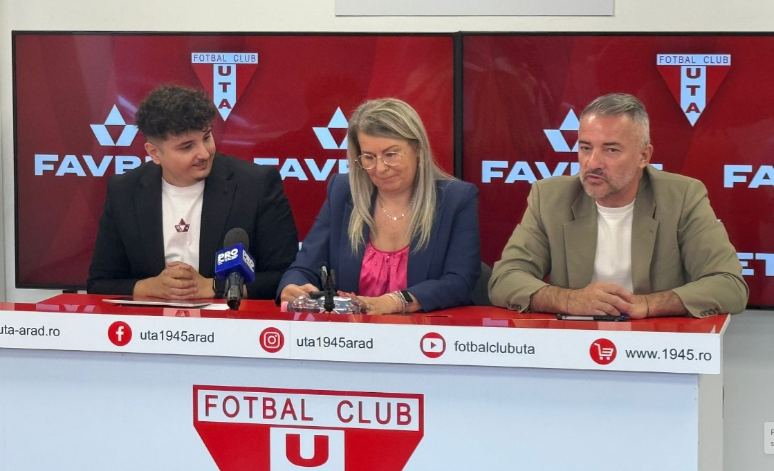 UTA se prezintă la startul noului sezon cu un nou sponsor, dar și datorii ce nu-l îngrijorează pe șeful clubului: „Buget de 6 milione de euro!”