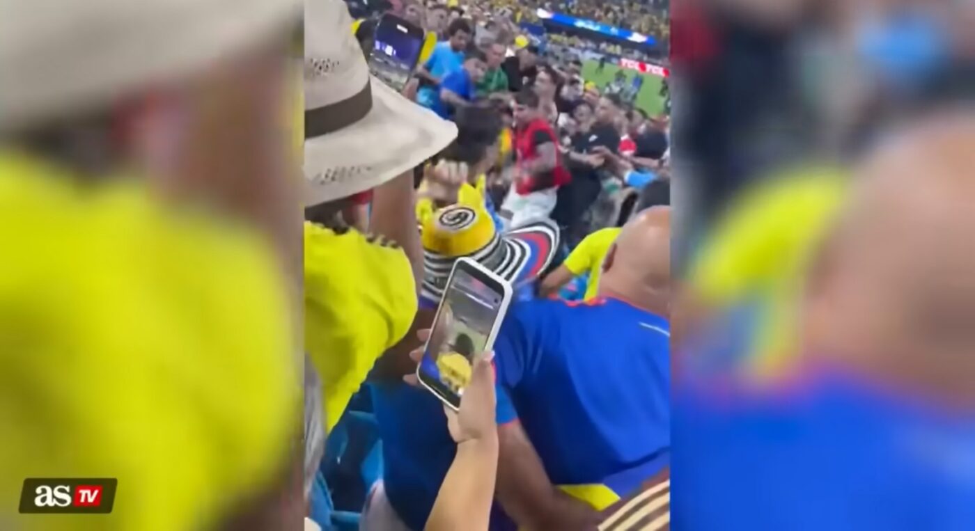 Urmează o suspendare record după bătaia generală dintre fotbaliștii Uruguayului și fanii Columbiei, de la sfârșitul semifinalei Copei America! Vedetele de la Barcelona, Liverpool sau Atletico Madrid și-au cărat pumni și picioare cu suporterii rivali, au lovit polițiștii și riscă o pedeapsă istorică