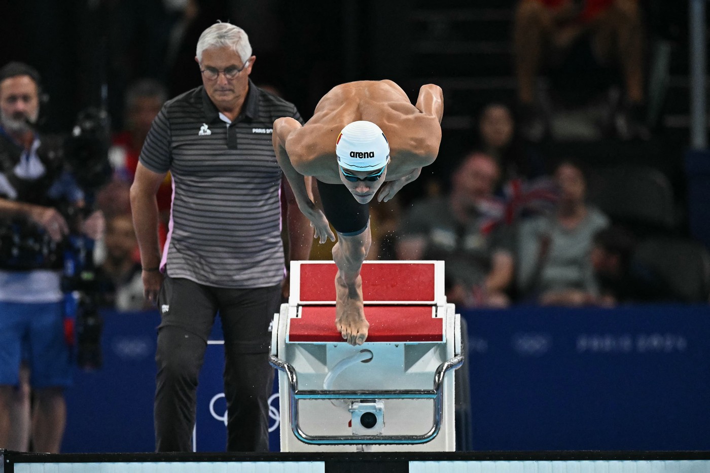 Ora la care înoată David Popovici în semifinalele de la 200 de metri liber la Jocurile Olimpice de la Paris