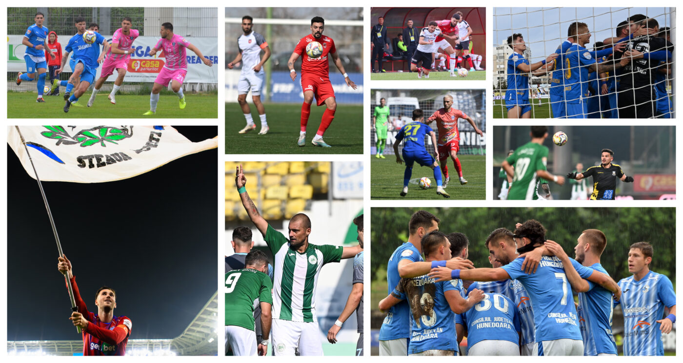 Cu mulți jucători retrogradezi, cu puțini promovezi! 663 de fotbaliști au evoluat în Liga 2 în sezonul 2023-2024. Cel mai în vârstă, cel mai tânăr, cel mai bun marcator. Retrospectivă cifrică (II)
