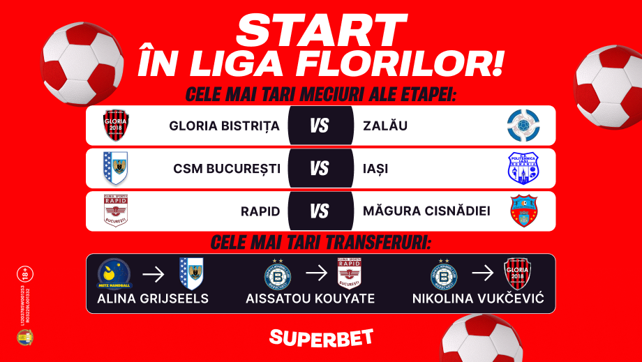 ADVERTORIAL | Începe Liga Florilor! SuperTransferuri și meciurile etapei