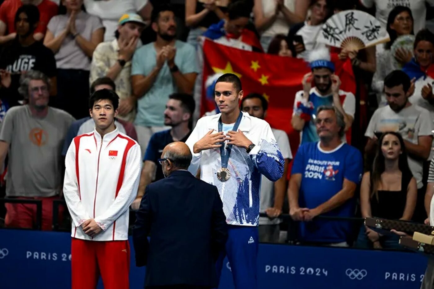 Americanii le-au dat bully chinezilor înainte de cursa lui David Popovici. Ce a făcut înotătorul Jack Alexy l-a scos din minți pe Zhanle Pan: „Ne-au privit de sus, dar i-am bătut pe toți”